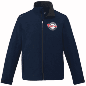 Navy 7260 - Balmy - Softshell Jacket with Portage Phillies logo