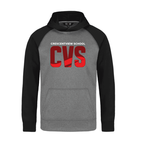 CVS - 1630 Oakland Polyester Pull Over Hoodie - Grey-Black